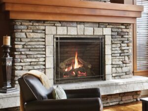 Montigo Paragon Clean-Face Direct-Vent Gas Fireplace Bundle