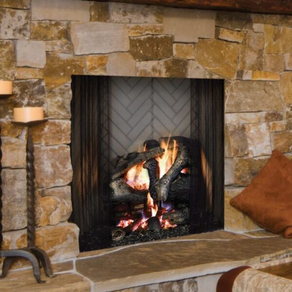 Majestic Ashland Open Wood Fireplace Variable