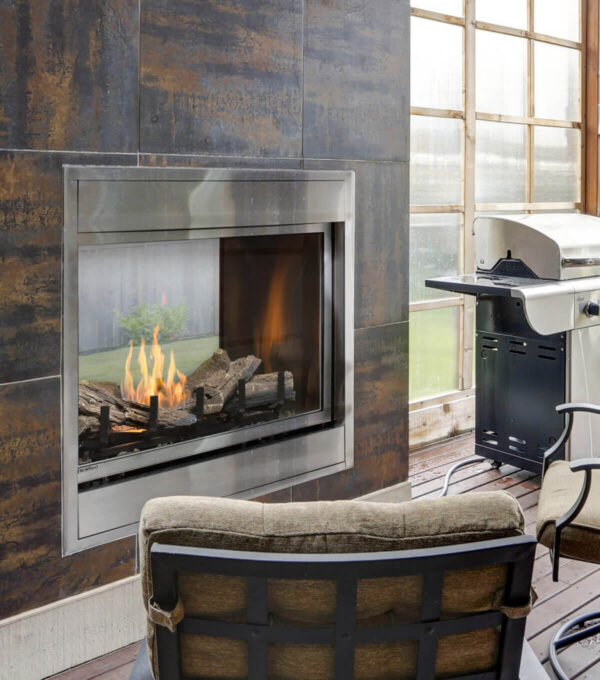 Montigo Divine See Through Outdoor Fireplace