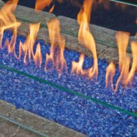 Cobalt Crushed Glass