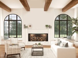 Rushmore Linear 60" Direct-Vent Luxury Fireplaces