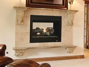 Superior DRT35ST Traditional Multi-Sided Direct Vent Gas Fireplace