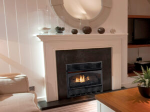Superior VCM3026 Vent-Free Fireplace System Front Open