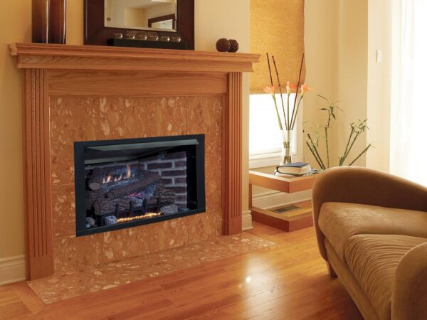 Superior VRT4000ZC Vent-Free Fireplace System Front Open