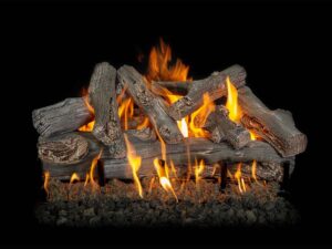 Western Driftwood Vented Gas Log Set