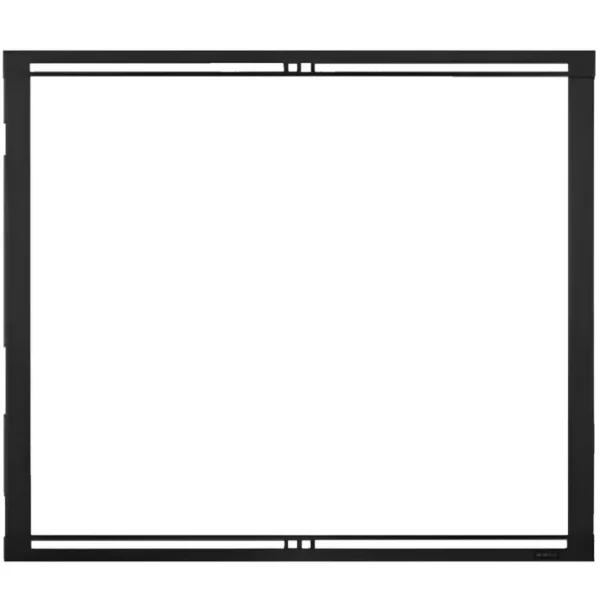 Firescreen front 42ST - Black